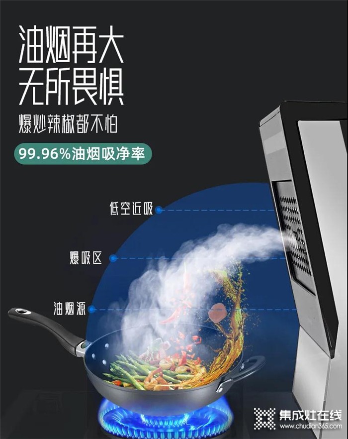 火星一號(hào)，V07集成灶打造無煙廚房，拒做黃臉婆