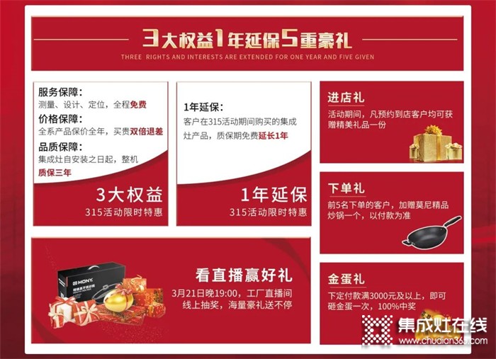 誠信315 | 莫尼集成灶為品質(zhì)發(fā)聲，鉅惠加持！