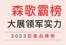 大展領軍實力！森歌榮登太平洋家居品牌榜